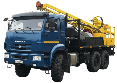 Буровая машина УРБ-2А2 на базе камаза