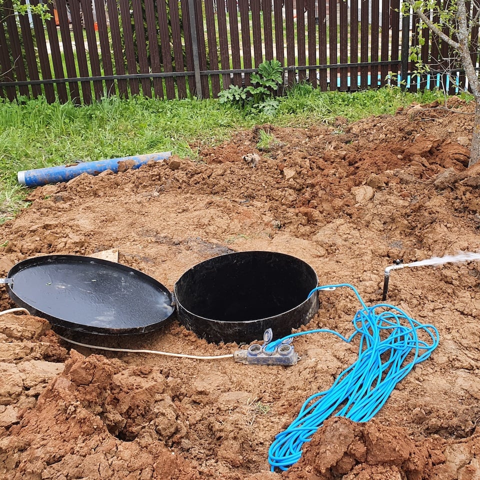 Скважина с кессоном